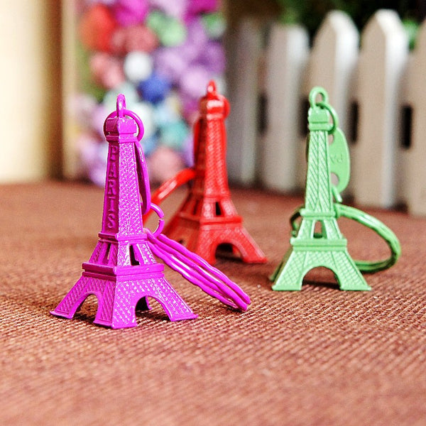 Eiffel Tower With Key Chain Miniatures