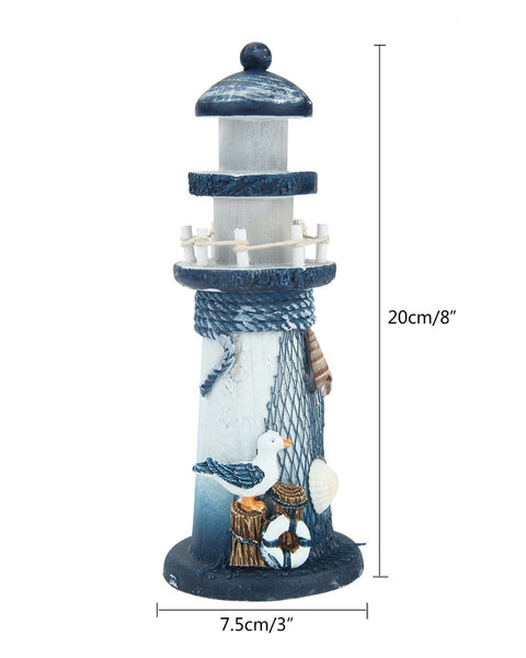 Mediterranean Style Lighthouse Figurines