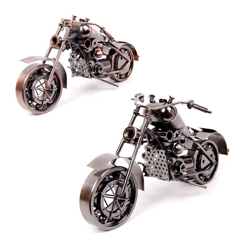 Iron motorcycle Figurines