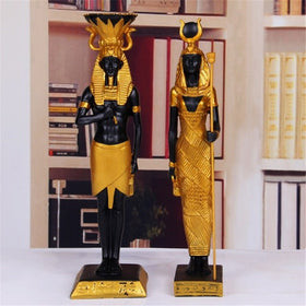 Vintage Egypt Queen & General Figurine