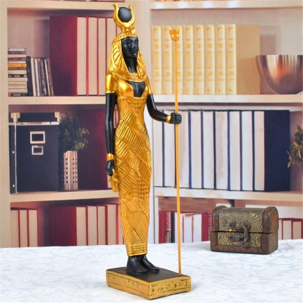 Vintage Egypt Queen & General Figurine