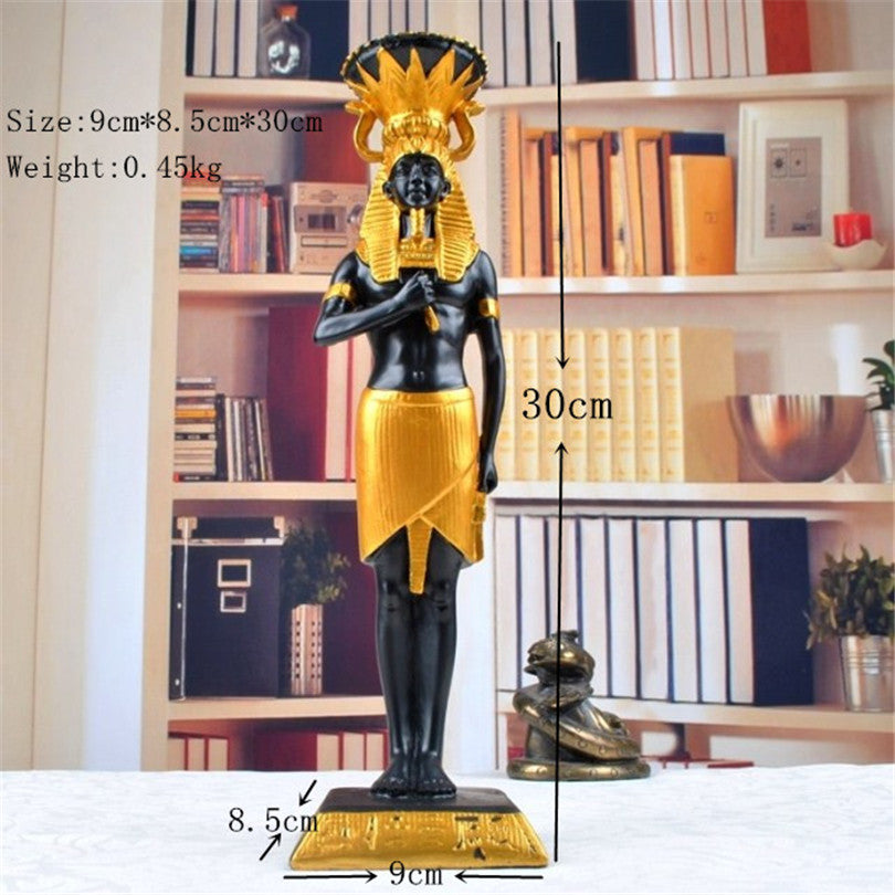 Vintage Egypt Queen & General Figurine