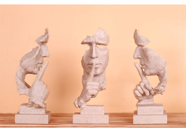 Human Model Face Figurine